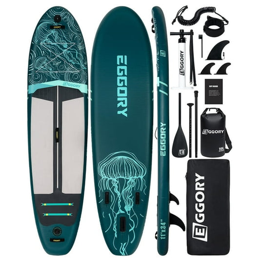 EGGORY 11 ft Inflatable Paddle Boards Stand Up Paddle Board with Full SUP Accessories